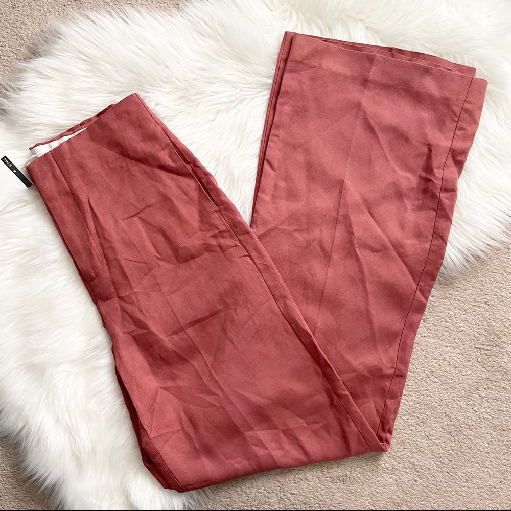 Mango Lynda Cotton Palazzo Trousers - Picture 5 of 8